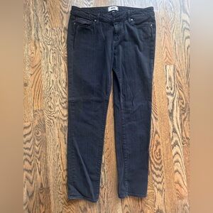 PAIGE size 30 Black Jeans EUC